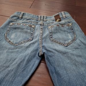 Jordache Denim Wide Leg Jeans